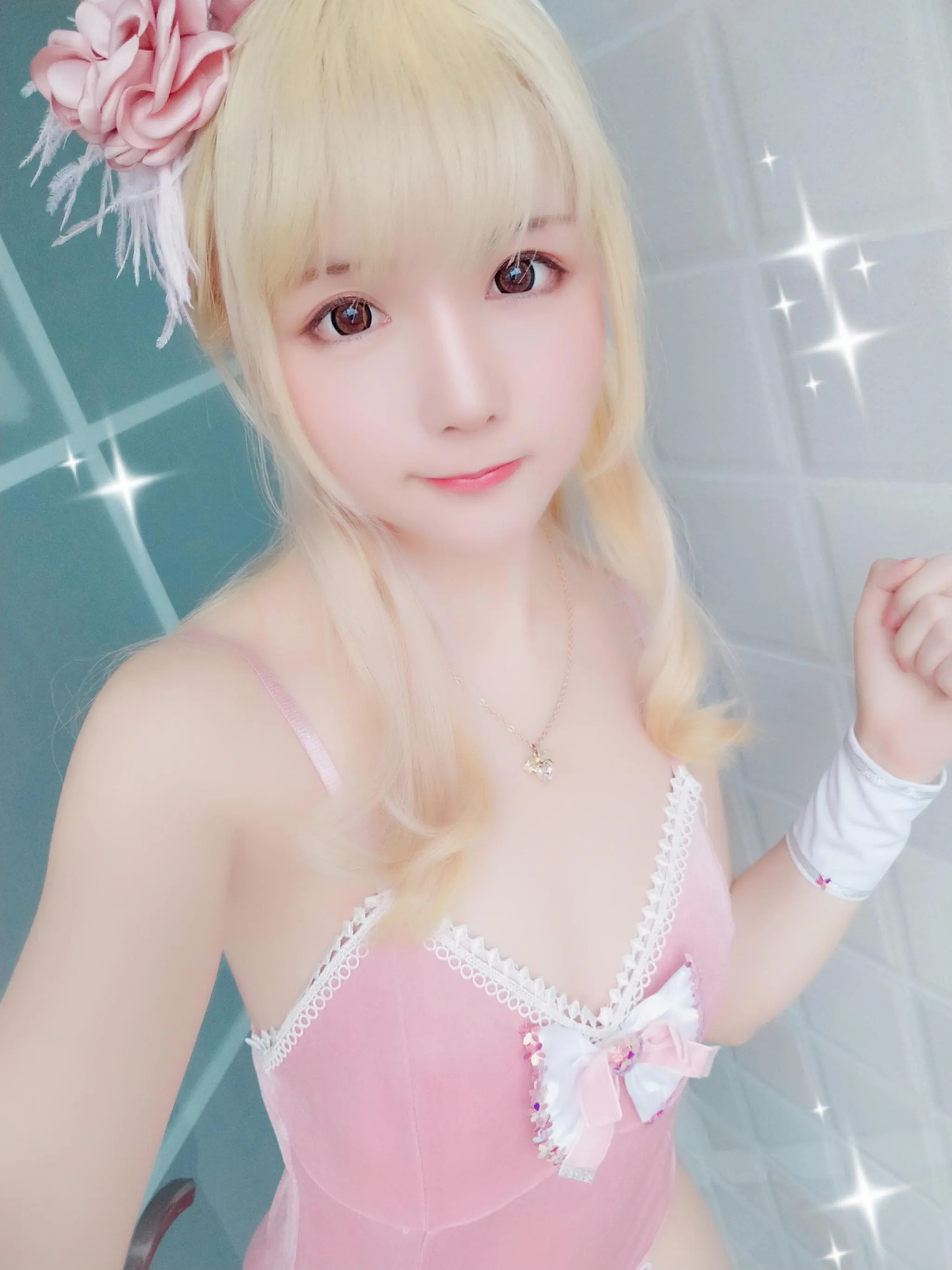 星之迟迟 – VOL.01 粉红泡泡包-PINK兔女郎（31P） [31P]插图4